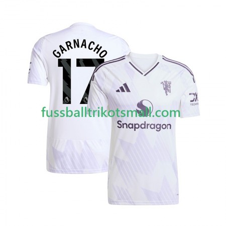 Fußballtrikots Manchester United Alejandro Garnacho 17 2025-2026 Kurzarm Auswärts-trikot kaufen